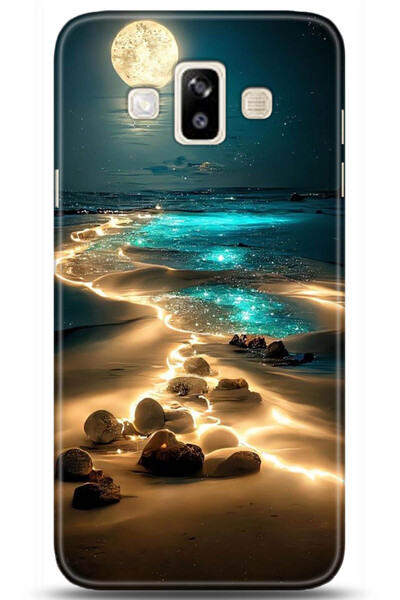 Noprin حافظة متوافقة مع هاتف Galaxy J7 Duo مطبوعة بدقة HD - المؤسسة المسوبة 0244