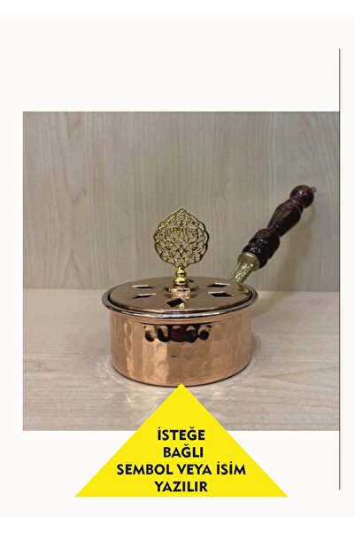KAVELE Bakır Tütsülük Gezdirme Buhurdanlık Tütsülük-İSTEĞE BAĞLI İSİM VEYA SE...