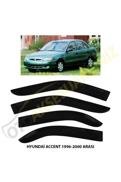 Hyundaı Accent 1995 - 2000 Yumurta Kasa Cam Rüzgarlığı 4 Lü