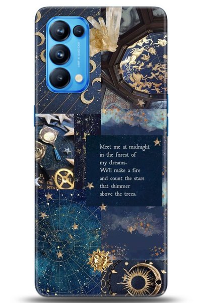 Noprin Oppo Reno 5 5G Kılıf HD Baskılı Kılıf - Followed Institution 0196