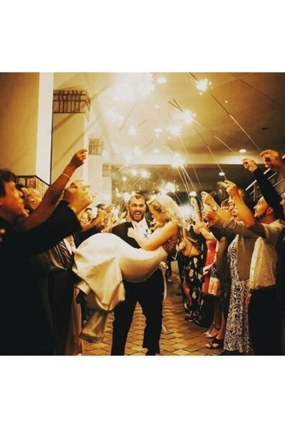 İRHANLAR Gelin Yolu Tel Maytabı5 Adet Dumansız Volkan1 Kıvılcım Saçar Büyük Boy Maytap50 Cm