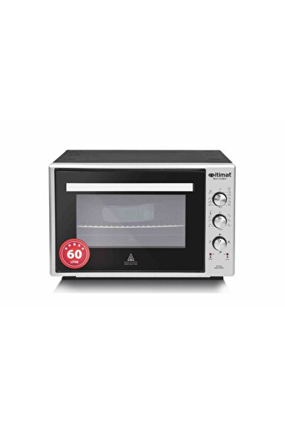 İtimat 8062 Köşeli Fırın Inox Boyalı 60 Lt Çift Cam