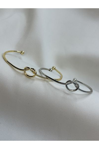 ismim bijuteri Knot Handcuff Bracelet Set of 2