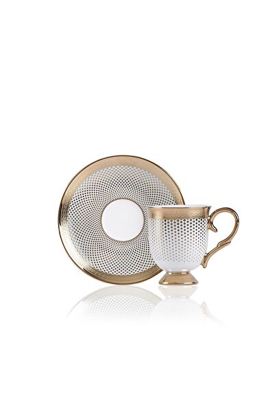 ACAR Nova Gold 6 Kişilik Kahve Fincanı Takımı - 90 ml