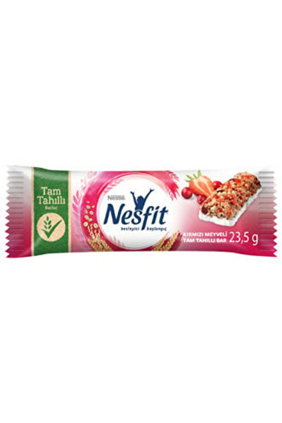 Nesfit Kırmızı Meyveli Tam Tahıl Bar 23,5 Gr ( 12 ADET )