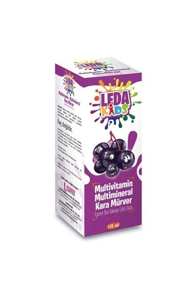 LedaPharma Ledakids 125 Ml Sambu Black Elderberry Extract
