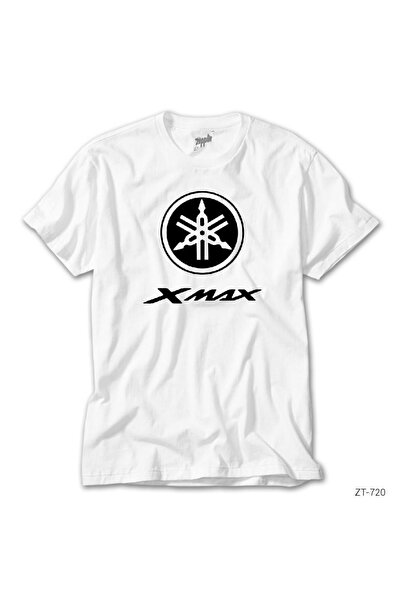 Tomris Hatun Tricou alb cu logo Xmax 2XL
