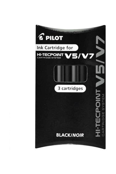 Pilot V7 Hi-Tecpoint (Cv7 Refill Set of 3) - Black