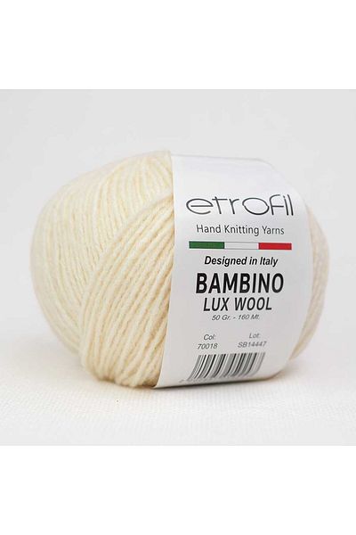 Etrofil Bambino Lux Wool 70018 Εκρού