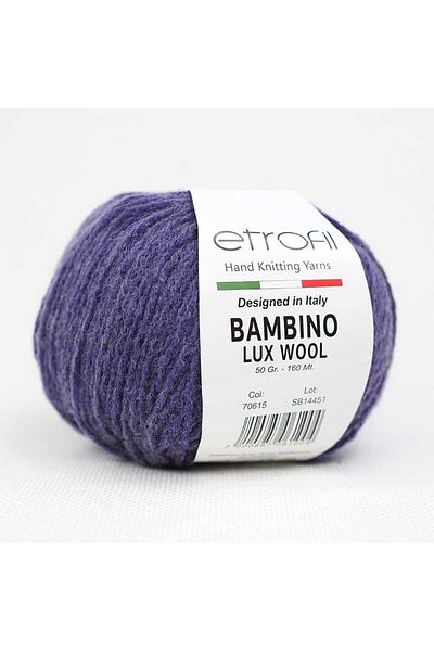 Etrofil Bambino Lux Wool 70615 Μωβ