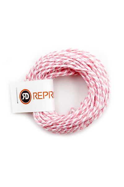 reprodesign Pink and White Two-Color Gift Packing Rope (New Year Gift Packing Rope) 10 Meters