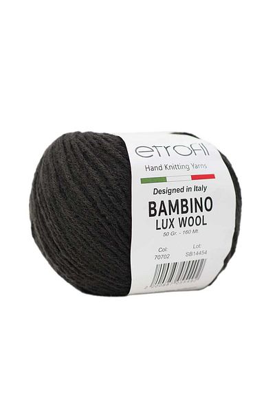 Etrofil Bambino Lux Wool 70702 Σκούρο Καφέ