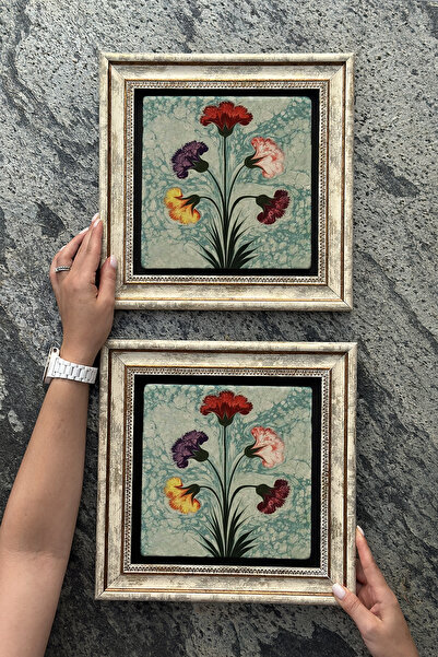 Oscar Stone Decor Tablou decorativ de perete din piatră cu rame antice 30x30 ...