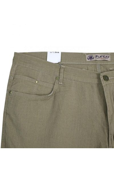 marufshop Ανδρικό κοντό σορτς από 100% βαμβακερό υφαντό σε μεγάλο μέγεθος