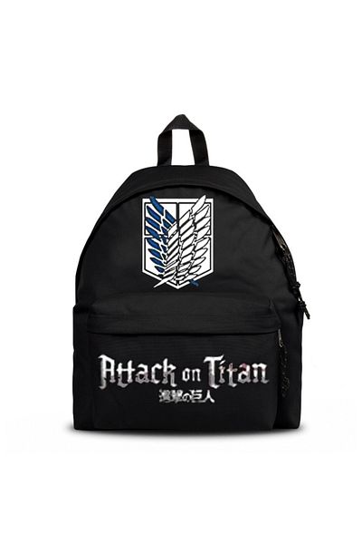 Köstebek Attack on Titan Logo School Backpack with Drinker -Mingalondon
