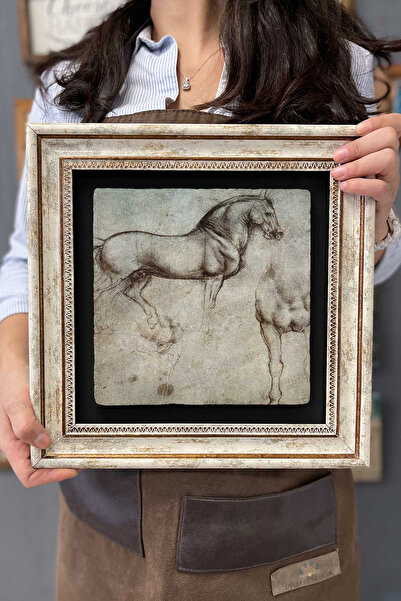 Oscar Stone Decor Tablou Cadru Decor Perete Pietra 30 X 30 Cm Tablou Leonardo...