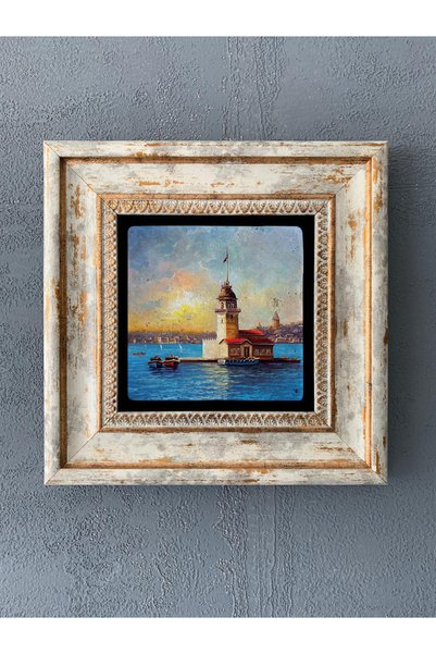 Oscar Stone Decor Framed Stone Wall Decoration 20 X 20 cm