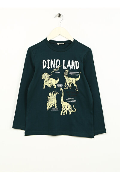 Koton Grünes T-Shirt für Jungen 4WKB10052TK