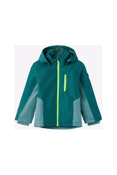 name ıt Dark Green Boy's Coat Nmmmikael Jacket Block Pb