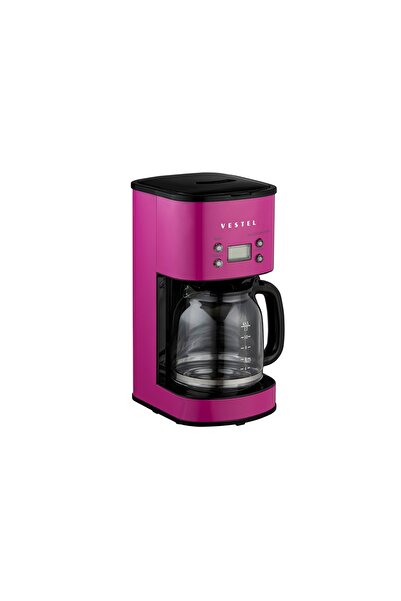 Vestel Retro Pembe Filtre Kahve Makinesi