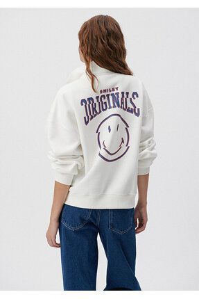 Champion X Peanuts Crewneck Erkek Mavi Sweatshirt - Hotelomega