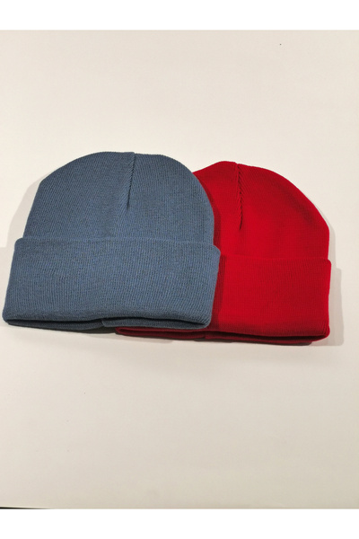 Özgöksu Şapka Зимовий берет, набір з 2 штук, базовий рибальський берет