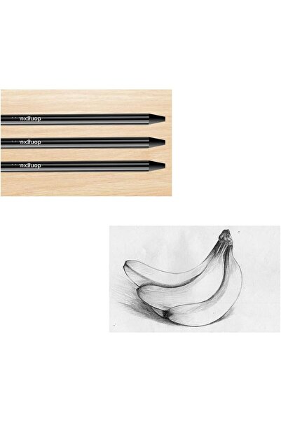 dongxu art Ağaçsız Kömür Kalem 3'lü