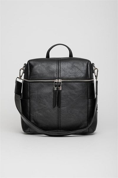 Jacquline JACQULINE WOMEN'S BACKPACK IM234-3 BLACK