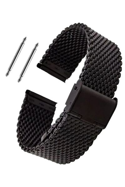 onlinekordon Huawei Watch GT GT2 GT2 Pro Compatible Classic 22mm Steel Mesh Braided Band 46mm