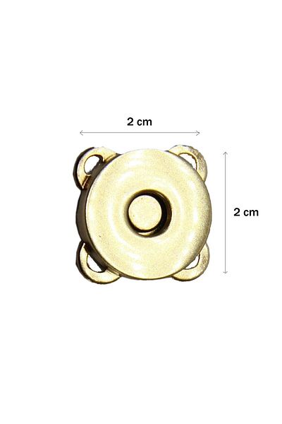 aladepo Μαγνητικό κουμπωτό ραμμένο 2cm (1 τεμάχιο)
