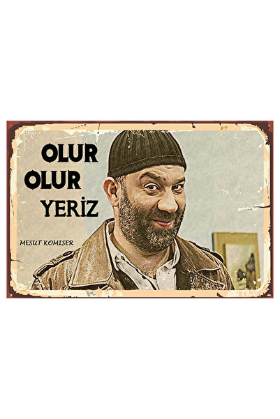 Olur Oliz Yeriz Mesut Commissioner 20x30 Cm Wooden Table