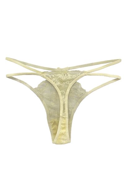 Betimoda Thong cu două șiruri galben