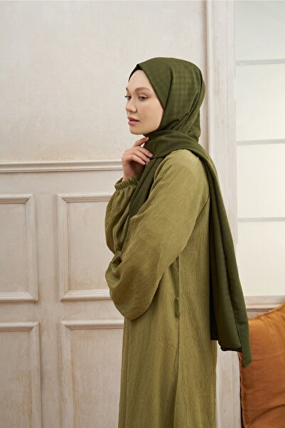 ARMANDA New Season Houndstooth Patterned Shawl - Perla Series Minimal Pattern Stylish Shawl Hijab Scarf