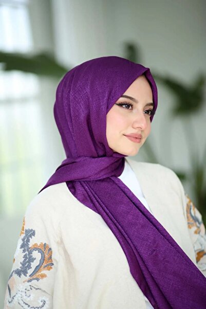 Şehr-i Şal İstanbul Şehr-i Şal Hasır Desenli Jakarlı Şal