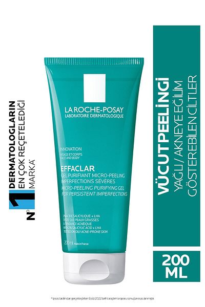 La Roche Posay Cleansing Purifying Gel Against Skin Imperfections and Clogged Pores 200 ml