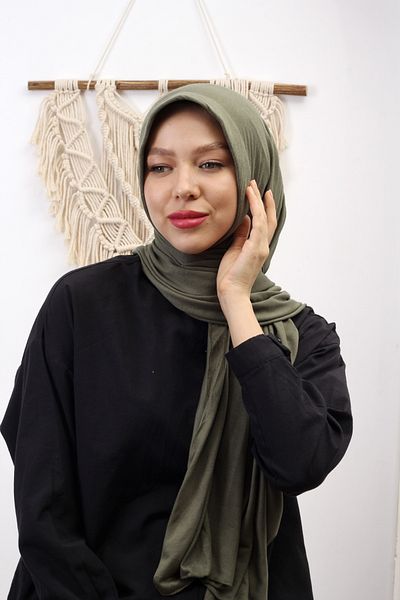 SpecialScarf Hijab Fashion PRACTICAL SHAL PREPARATE PLUG-IN ORGANIC FLAT COMBED COFFEE COLOR
