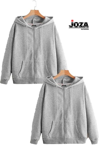 Joza Outdoors Γυναικείο Ανδρικό Σετ Ζευγάρι Ζευγάρι με φερμουάρ 3 νημάτων Φούτερ Fleece Σετ 2 τεμαχίων