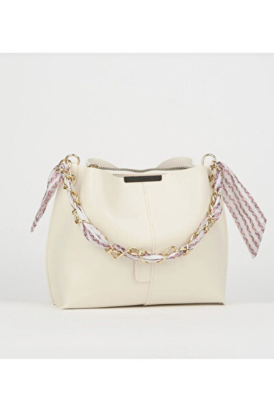 CRASHER Eșarfă și accesoriu cu lanț pentru femei Geantă de mână și geantă de ...