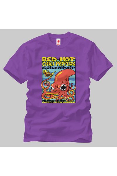 Built By Crazy Μπλουζάκι Unisex Red Hot Chili Peppers Silverchair