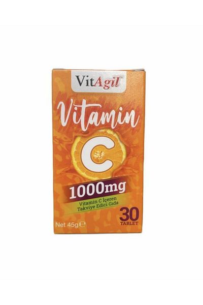 Allergo Vitagil Vitamin C 1000 Mg 30 Tablets