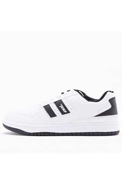 Jump 28505 White - Black Stripe Unisex Sneaker Daily Comfortable Sports Shoes