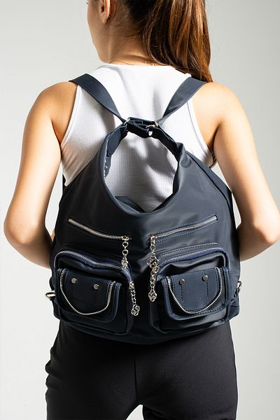 MEGA WOMEN'S MEGA LARGE SIZE MULTI COMPARTMENT SHOULDER BAG AND BACKPACK