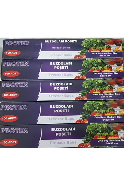 Protex REFRIGERATOR BAG PROTEX 500 PIECES OF 5