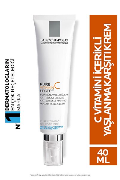 La Roche Posay Yaşlanma Karşıtı Krem Karma Ciltler İçin Işıltı Veren Saf C vi...