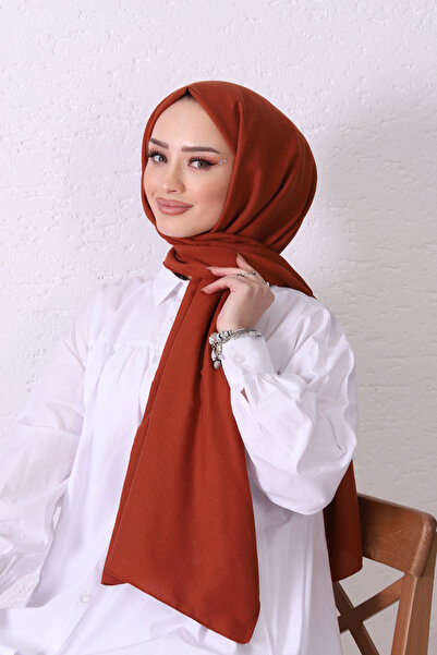 shalby Βαμβακερό Cazz Shawl Hijab Cinnamon