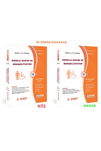 Genel Markalar AÖF Güncel Engelli Bakımı ve Rehabilitasyon 2.Sınıf 3 ve 4.Dön...