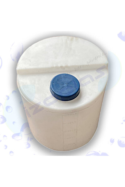 İZOPLAS 50 Litre Polietilen Su Deposu (DİKEY - MAVİ RENK)