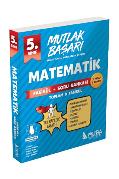 Muba Yayınları MUTLAK BAŞARI 5.SINIF MATEMATİK FASİKÜL+SORU BANKASI