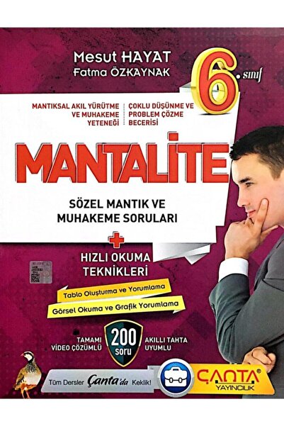 Çanta Yayıncılık Çanta Yayınları 6.sınıf Mantalite Soru Bankası