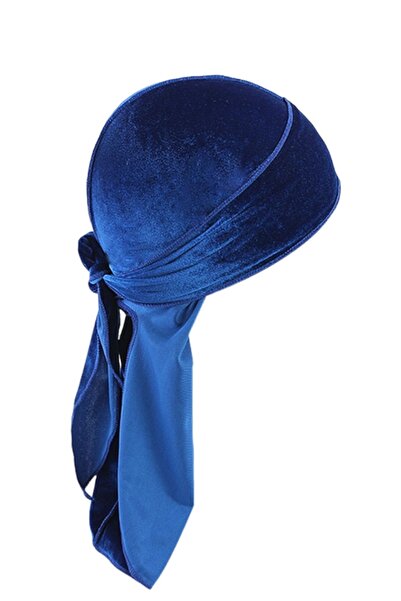 ESUSO Kadife Kumaş ,ünisex Durags Bandana , Erkek Durag Bandana , Mavi
